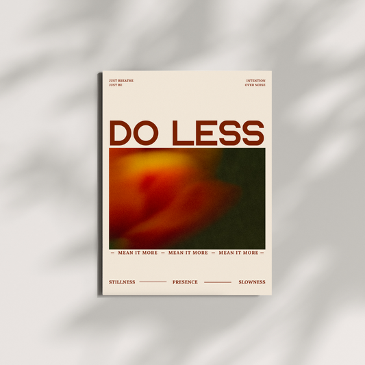 Do Less - Blanc