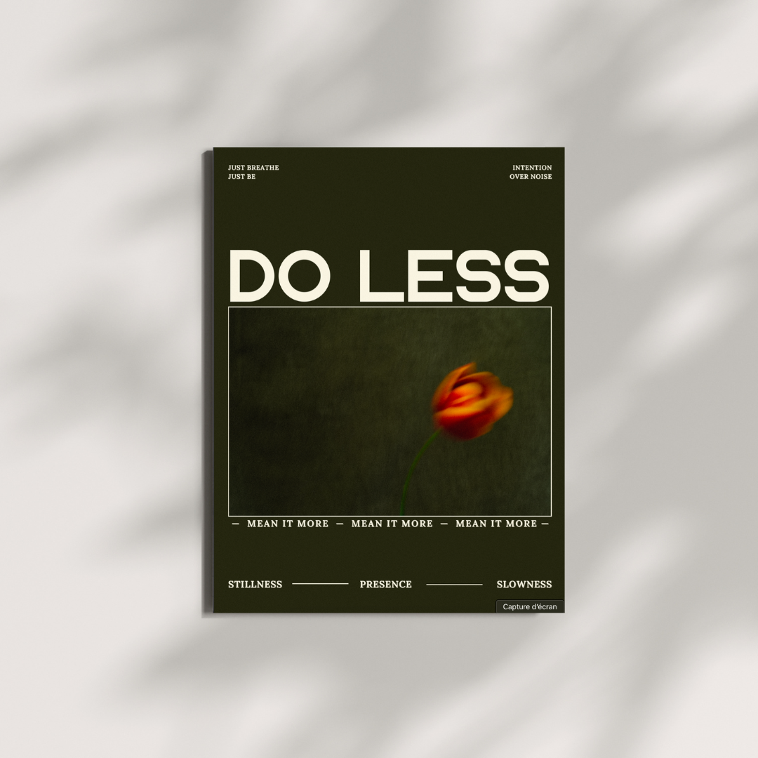 Do Less - vert